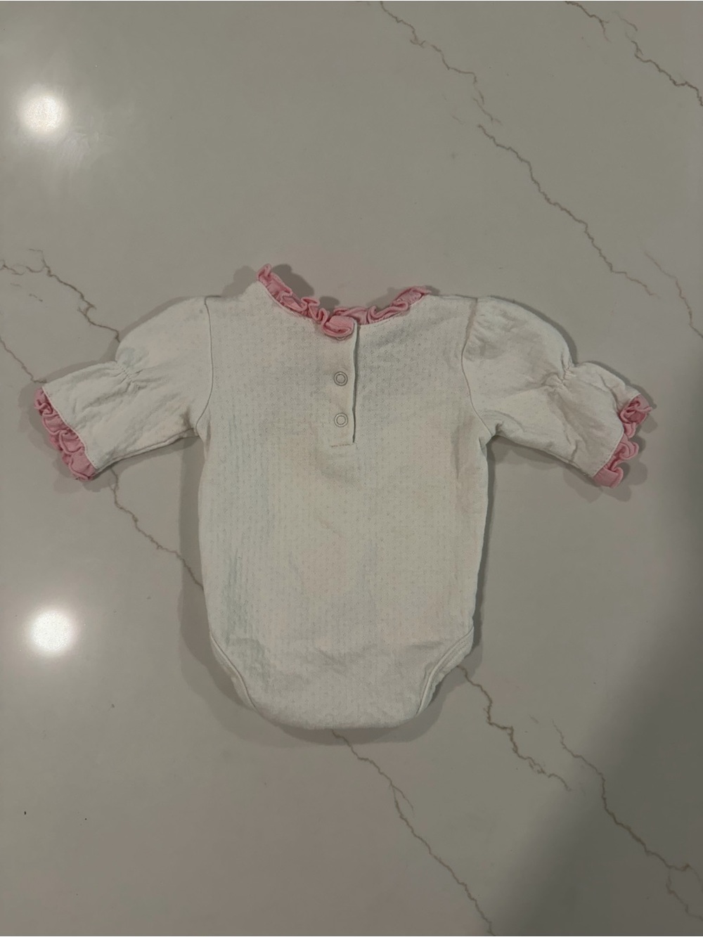 Embroidered Ruffle Onsie - Picture 2 of 4